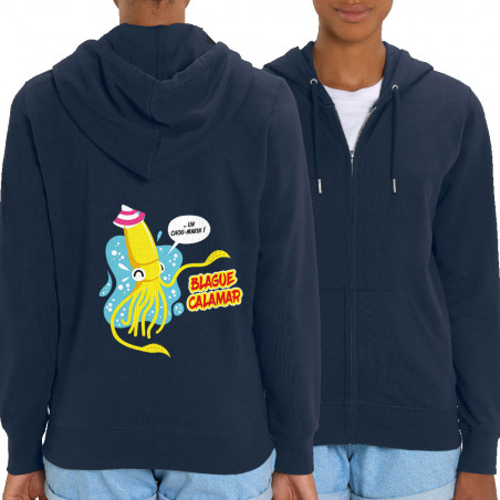 Sweat femme zippé à capuche...