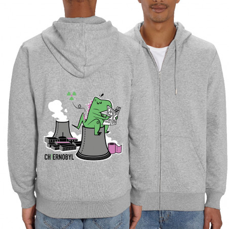 Sweat homme zippé à capuche...