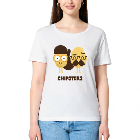 T-shirt femme col large...