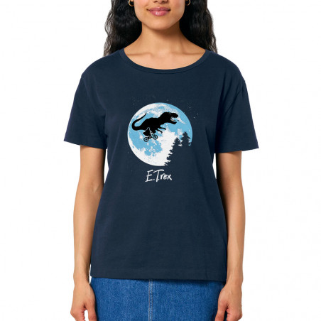 T-shirt femme col large...