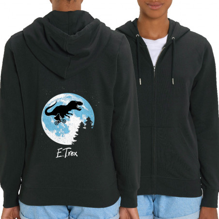 Sweat femme zippé à capuche...