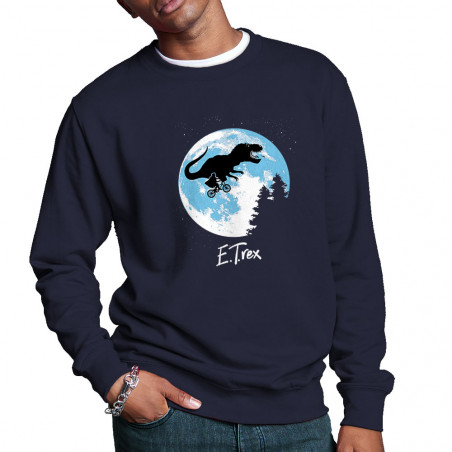 Sweat homme col rond "ET Rex"