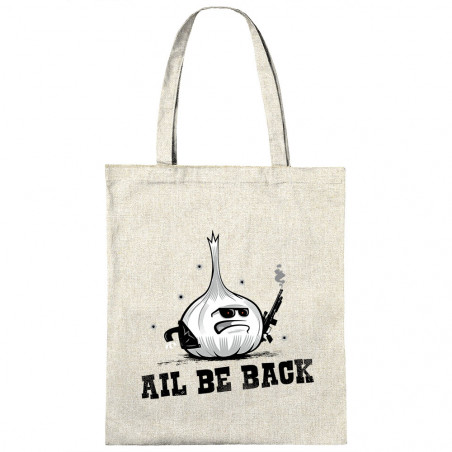 Sac shopping en toile "Ail...