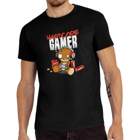 T-shirt homme "Hardcore Gamer"