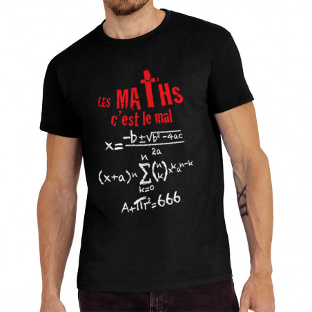 T-shirt homme "Les maths...