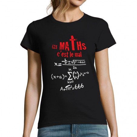 T-shirt femme "Les maths...