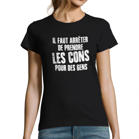 T-shirt femme "Il faut...