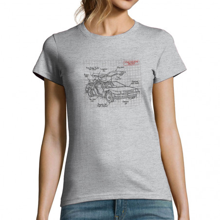 T-shirt femme "Dolorean Plan"