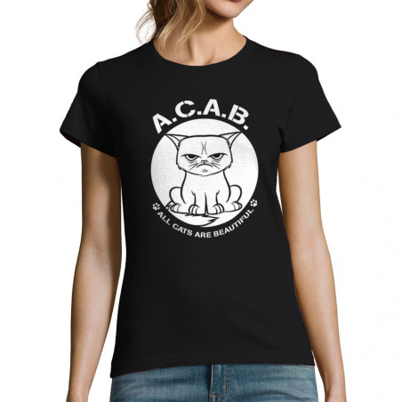 T-shirt femme "Grumpy ACAB"