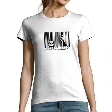 T-shirt femme "Code barre...