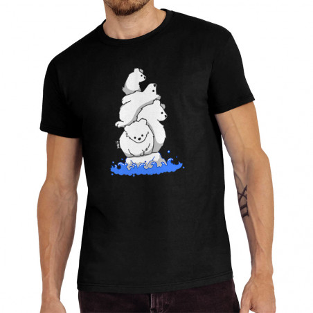 Tee-shirt homme "Polar Bears"