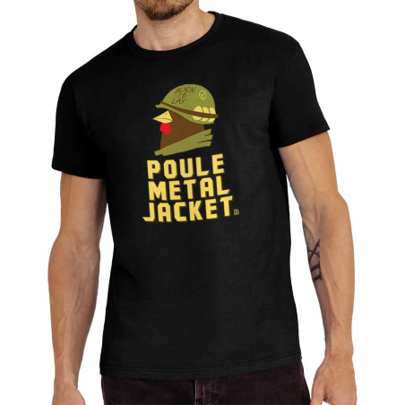 T-shirt homme "Poule Metal...