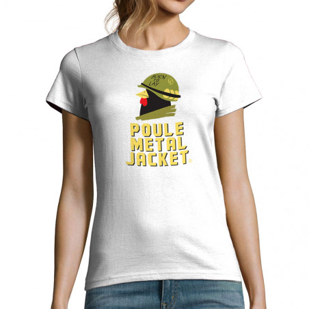 T-shirt femme "Poule Metal...