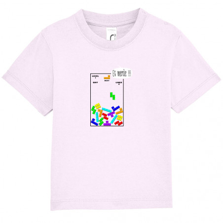 T-shirt bébé "Tetris Et Merde"
