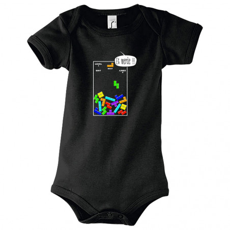 Body bébé "Tetris Et Merde"