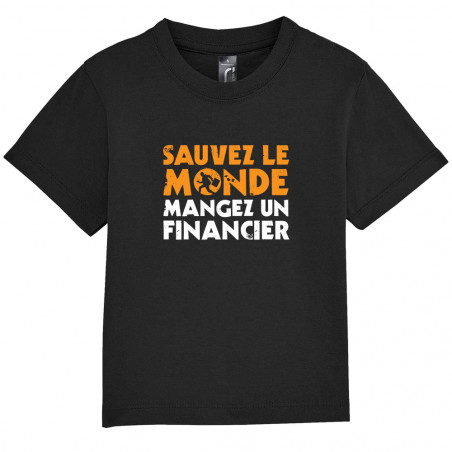 T-shirt bébé "Sauvez le monde"