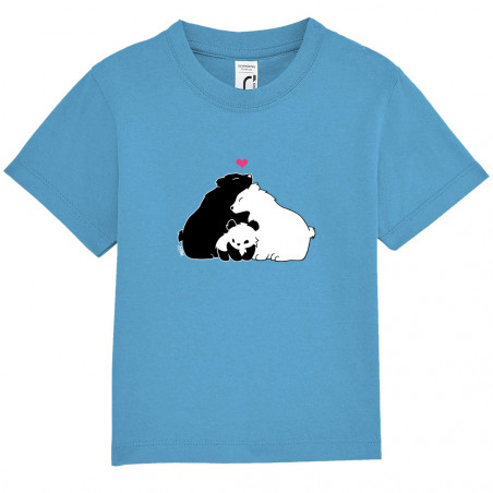 T-shirt bébé "Panda Family"