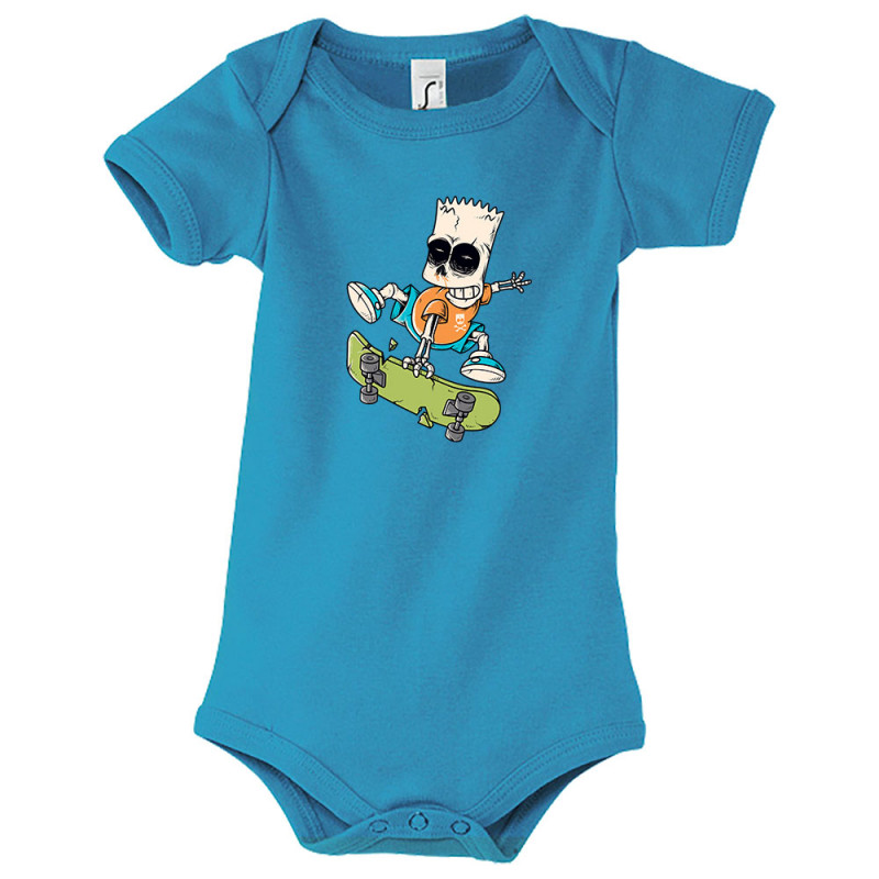 Body bébé bleu azur Simpskull Skate (Films/Séries,Skate)
