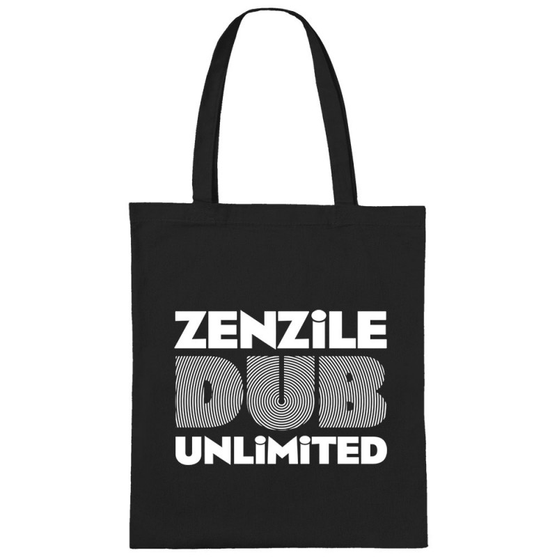 Sac shopping en toile noir Zenzile - Dub Unlimited (Zenzile)