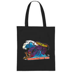Sac shopping en toile noir WDC - Lobsters (Washington Dead Cats)