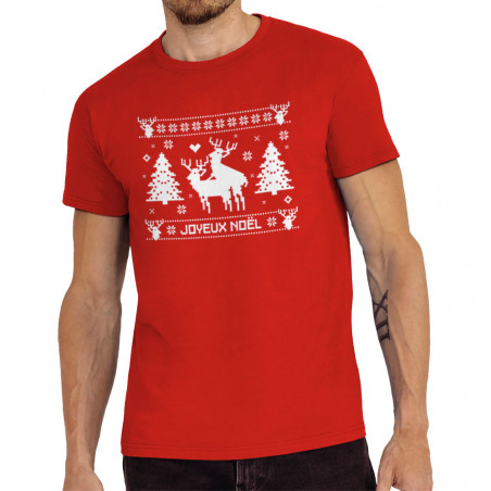 Tee-shirt homme "Joyeux Noël"
