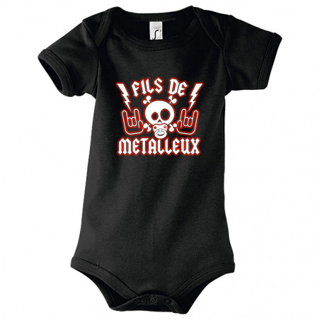 Body bébé "Fils de Metalleux"