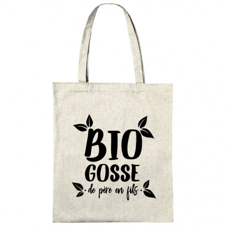 Sac shopping en toile "Bio...