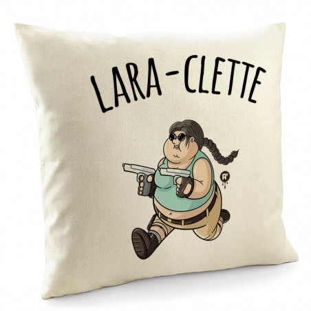 Coussin "Lara-Clette"