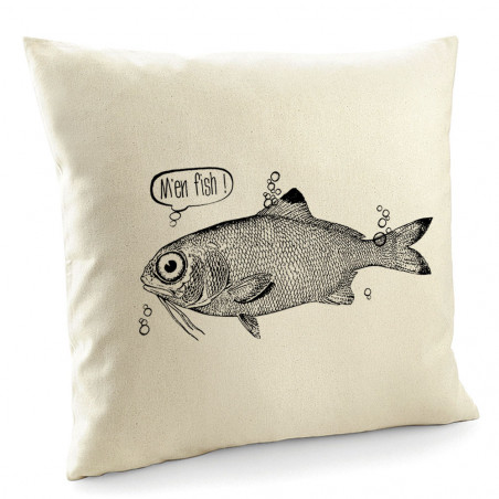 Coussin "M'en fish"