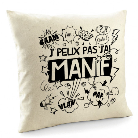 Coussin "J'peux pas j'ai...