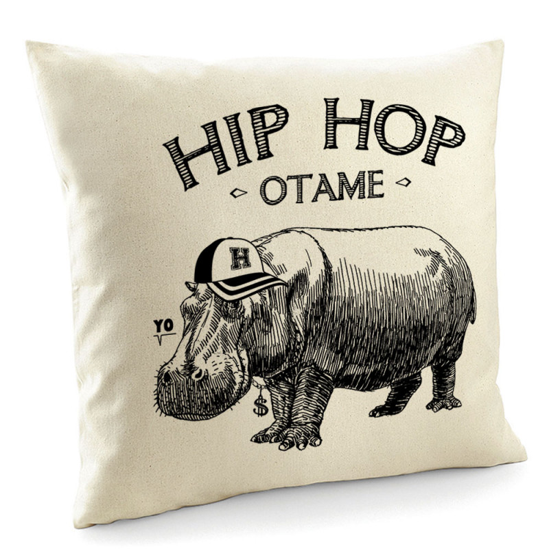 Coussin naturel Hip Hop Otame (Gondrax,Animaux,Humour,Les Bébêtes)