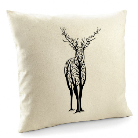 Coussin "Deer Trees"