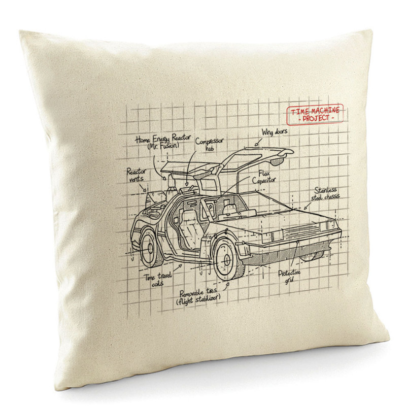 Coussin naturel Dolorean Plan (Le Duc,Films/Séries)