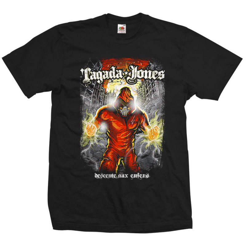 Tee-shirt homme noir Tagada Jones - Descente aux Enfers (Tagada Jones)