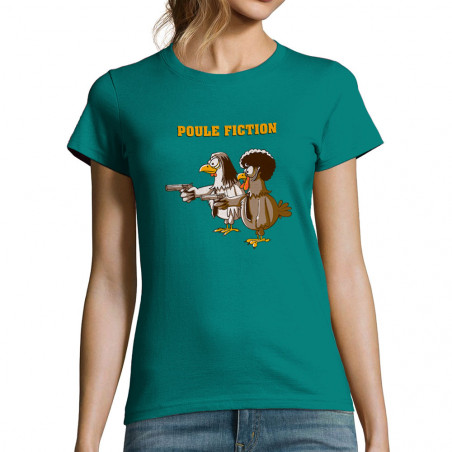 T-shirt femme "Poule Fiction"