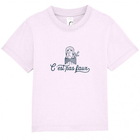 T-shirt bébé "C'est pas faux"