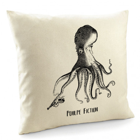 Coussin "Poulpe Fiction"