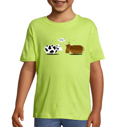T-shirt enfant vert pomme Viking (Gondrax,Animaux,Humour)