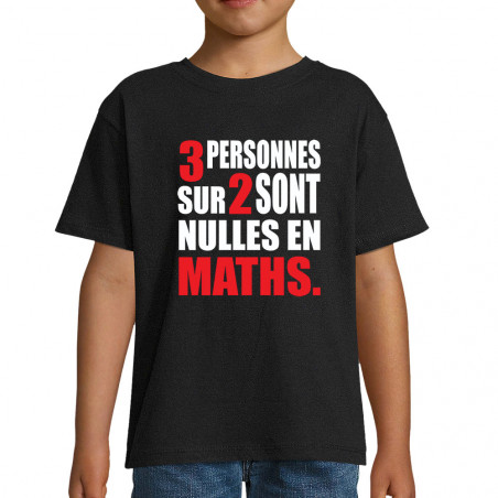 T-shirt enfant "3 personnes...