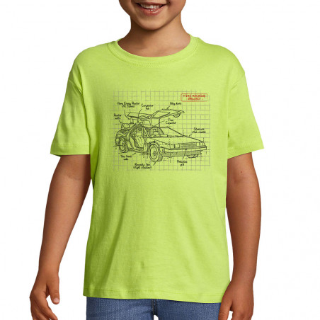 T-shirt enfant "Dolorean Plan"