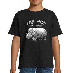 T-shirt enfant noir Hip Hop Otame (Gondrax,Animaux,Humour,Les Bébêtes)