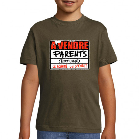 T-shirt enfant "A vendre...