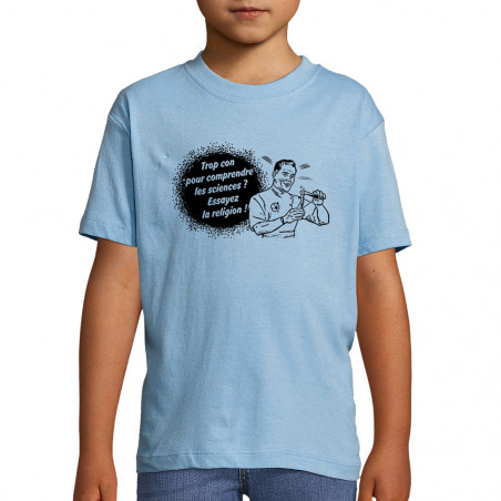 T-shirt enfant "Trop con...