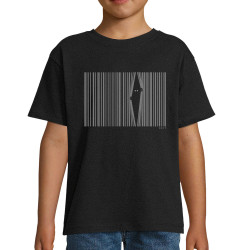 T-shirt enfant noir Exit (Gondrax,Slogans engagés)