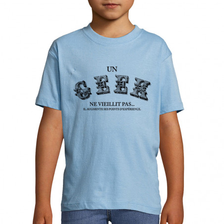 T-shirt enfant "Un geek ne...