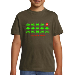 T-shirt enfant kaki foncé Je suis un incompris (Jeux Vidéo / Geek,Humour)