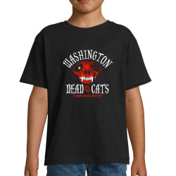 T-shirt enfant noir Washington Dead Cats - A Good Cat (Washington Dead Cats)