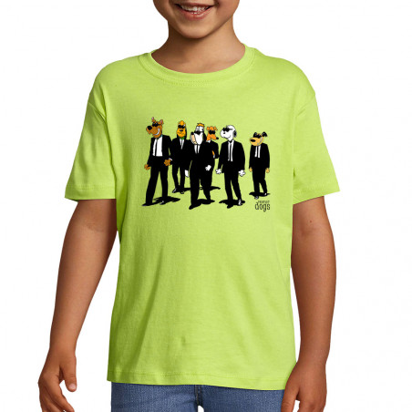 T-shirt enfant vert pomme Reservoir Dogs (Gondrax,Animaux,Films/Séries,Détournements)