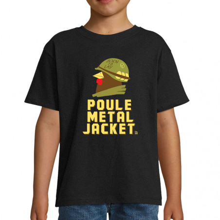 T-shirt enfant "Poule Metal...