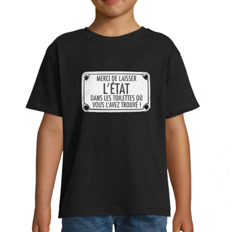 T-shirt enfant "Merci de...